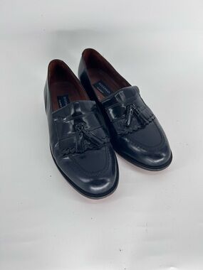 Bostonian Classic Black Tassel Kiltie Loafers - Men | Size‎ 9